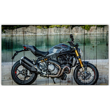 Панно с рисунком мотоцикл Creative Wood Мотоциклы Мотоциклы - Мото 4